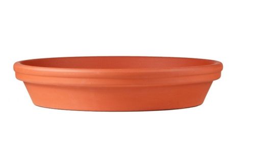 Basico agyag cserépalátét terrakotta 8cm