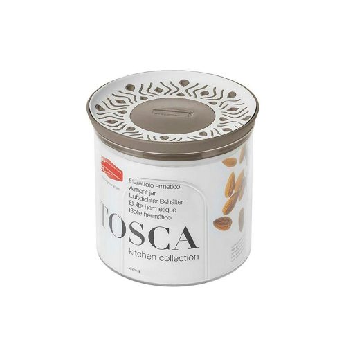 Tosca légmentes,kerek ételtároló doboz 0,7L krém