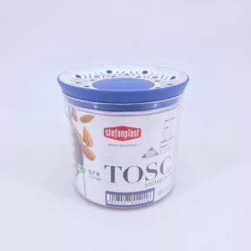 Tosca légmentes,kerek ételtároló doboz 0,7L kék