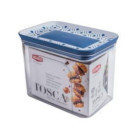 Tosca légmentes szögletes ételtároló doboz 1,2L kék
