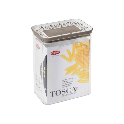 Tosca légmentes szögletes ételtároló doboz 2,2L krém