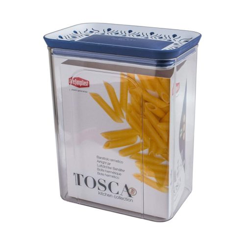 Tosca légmentes szögletes ételtároló doboz 2,2L kék