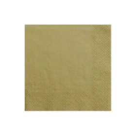 Arany szalvéta 3 rétegű 33x33cm 20db/cs