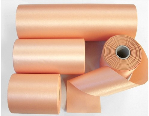 Szatén szalag 10cm /25m Barack (C21)