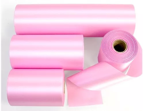 Szatén szalag 14cm/25m Pink (C11)