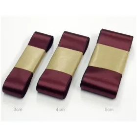 Szatén szalag 3cm/10m Bordó (c13)