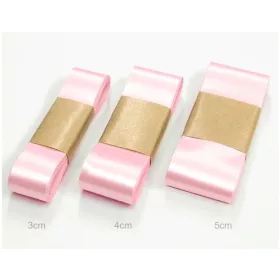 Szatén szalag 4 cm/10m Pink (C11)