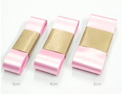 Szatén szalag 4 cm/10m Rózsaszín (C14B)