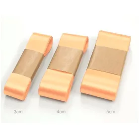 Szatén szalag 4 cm/10m Barack (C21)
