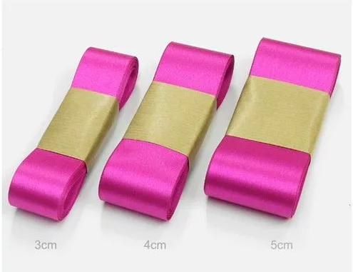 Szatén szalag 4 cm/10m Ciklámen (C37)
