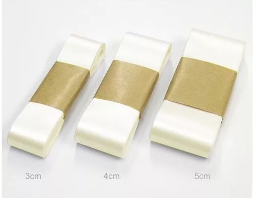 Szatén szalag 5 cm / 10m Ekrü (C23)
