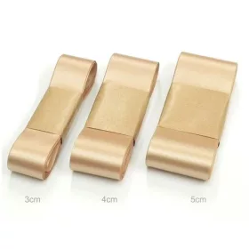 Szatén szalag 5 cm / 10m Mogyoró (C25)