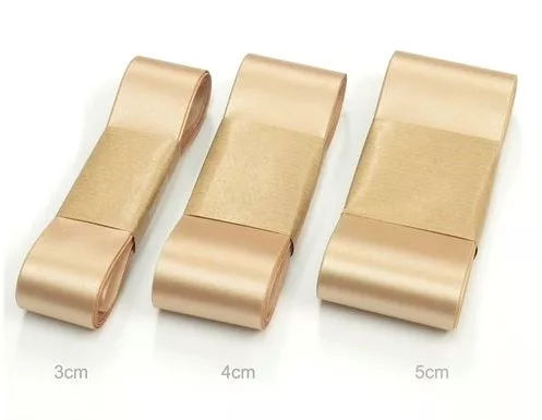 Szatén szalag 5 cm / 10m Mogyoró (C25)