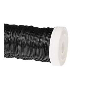 Dekordrót sima 0,5 mm fekete 100 gr