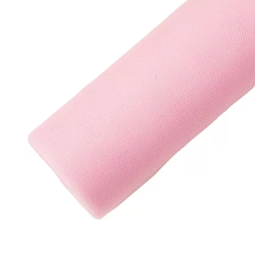 Lágy tüll tekercs 30cm /20m - Púder rózsaszín