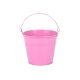 Fém vödör rózsaszín 10,2x8,5cm