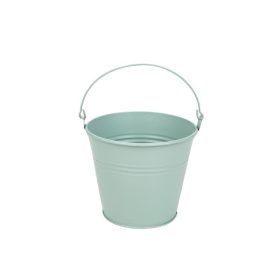 Fém vödör matt mentazöld 10,2x8,5cm