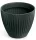 Virágcserép Ethick 30 mm Latia Round Antracit Prosperplast