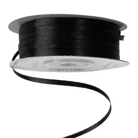Szatén szalag 3mm x91,44 m fekete