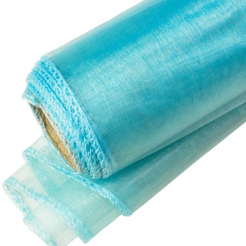 Organza 12cm x 8.2m - Közép türkizkék