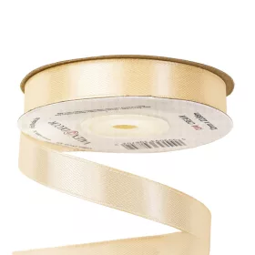Szatén szalag 12mm x 22.86m - Krém