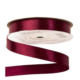 Szatén szalag 12mm x 22.86m - Wine red