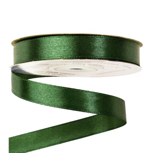 Szatén szalag 12mm x 22,86m - Sötétzöld