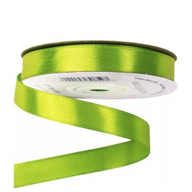 Szatén szalag 12mm x 22.86m - Teazöld