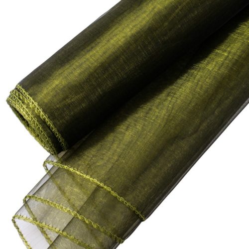 Organza 20cm x 8.2m - Sötét olivazöld