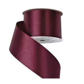 Szatén szalag 50mm x 22.86m - Wine red