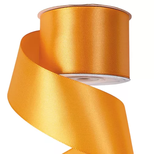 Szatén szalag 50mm x 22.86m - Pasztell narancs