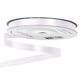 Szatén szalag 6mm x 22.86m - Fehér