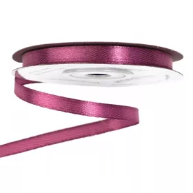 Szatén szalag 6mm x 22.86m - Padlizsánlila