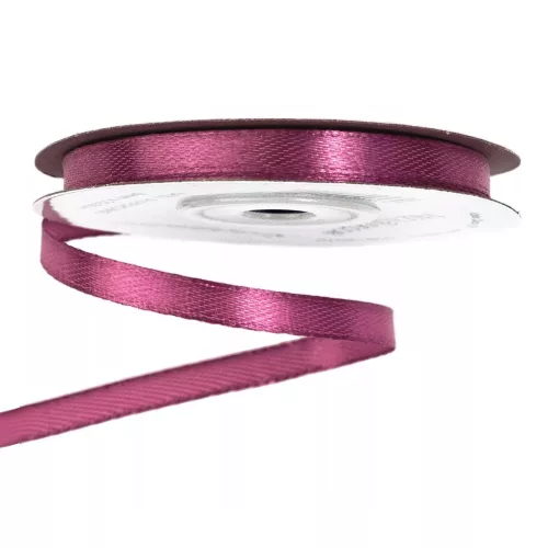 Szatén szalag 6mm x 22.86m - Padlizsánlila