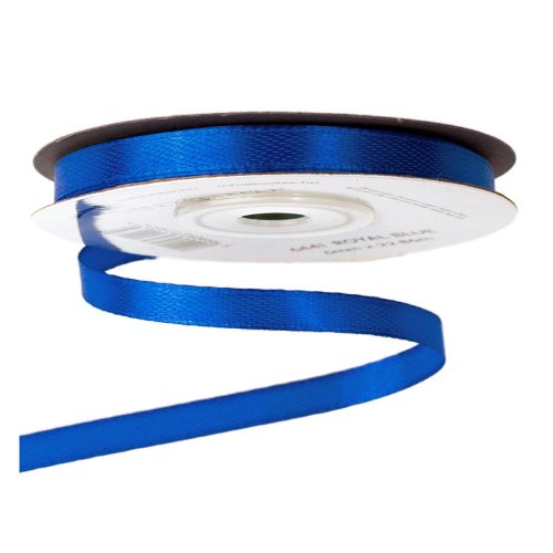 Szatén szalag 6mm x 22.86m - Királykék