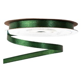 Szatén szalag 6mm x 22.86m - Sötét zöld
