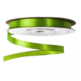 Szatén szalag 6mm x 22.86m - Teazöld