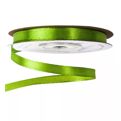 Szatén szalag 6mm x 22.86m - Teazöld