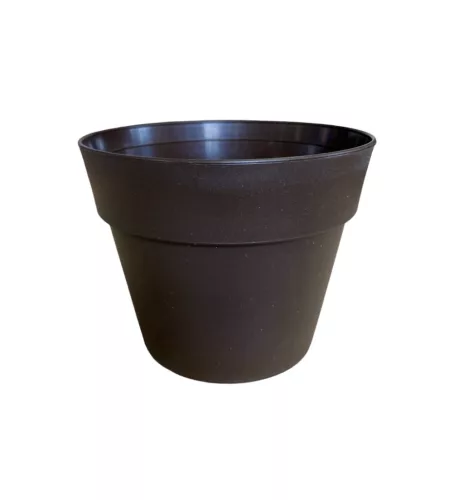 Virágcserép barna 13cm