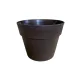 Virágcserép barna 16cm