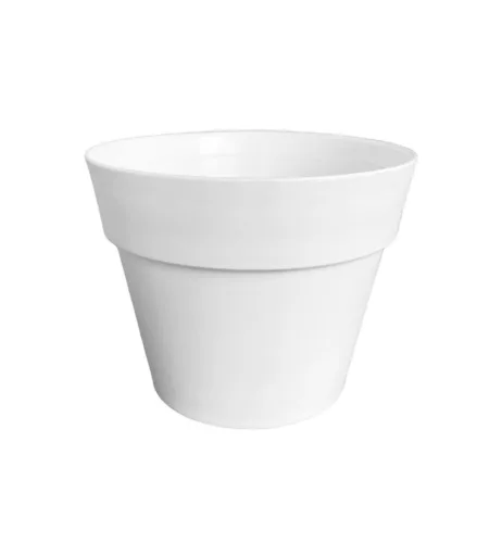 Virágcserép fehér 20cm
