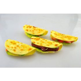 Dekorációs pékárú húsos taco több féle mágneses