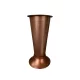 Virágváza 8x20 cm bronz 