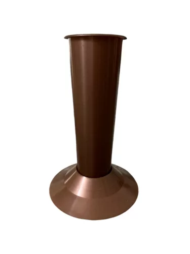 Talpas váza 9x27 cm bronz