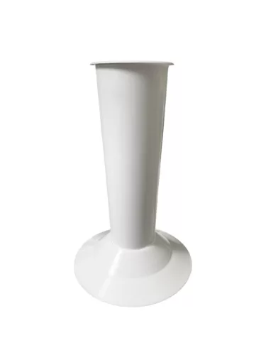Talpas váza 9x27 cm fehér