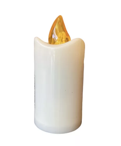 Elektromos ledes ivory mécsesbetét leddel 95mm