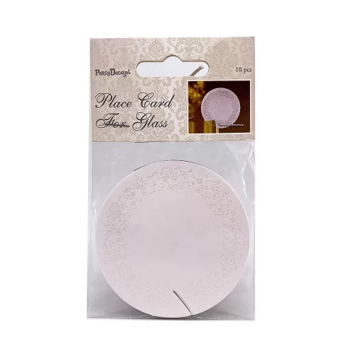 Ültető papír pohárra, gyöngyház színben 10db/cs 7,5cm