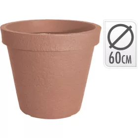 Virágcserép 60cm terra cotta műanyag