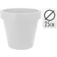 Műanyag cserép 25cm -fehér