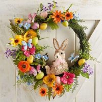 Húsvéti dekoráció ajtóra